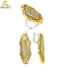 Gümüş Taşlı Set